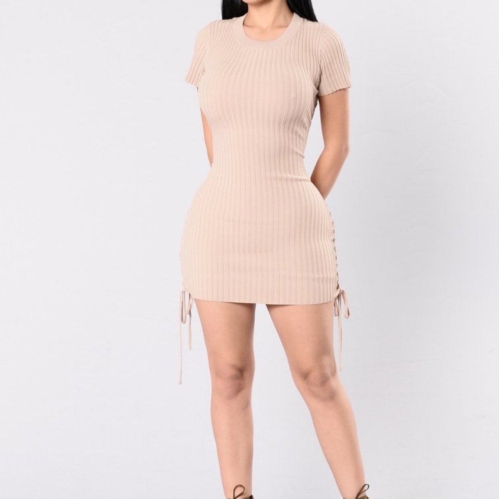 NWOT Fashion Nova Ribbed Sweater Dress